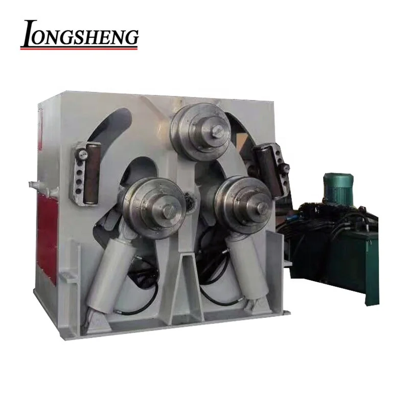 
W24S-16 Hydraulic 3 Rolls tube roller bending making machine angle steel profile bending roll machine 