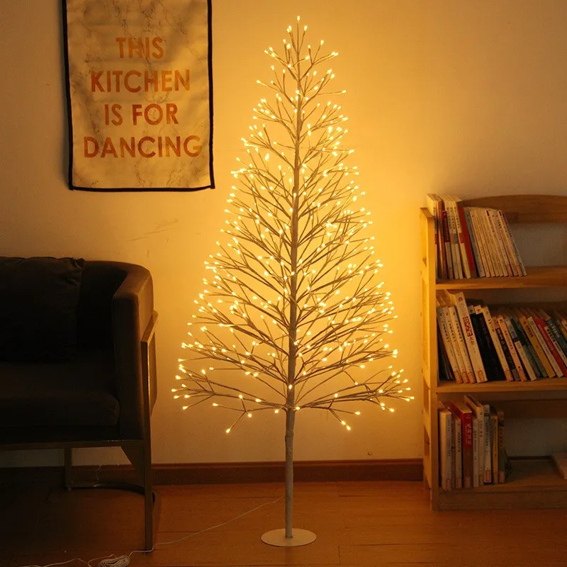 New Product Tree Light Lamp Led Lighted Palm Christmas With Outdoor Birch Modern Design For Home