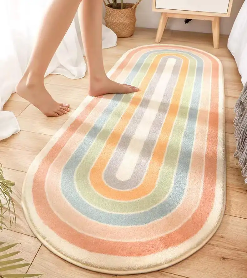 Заводская цена, пушистый коврик, ковры, ковры, мягкий прикроватный искусственный ковер для спальни