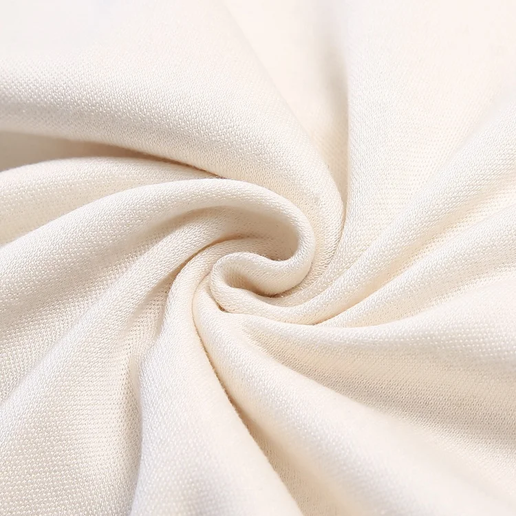 Белый 100% натуральный шелк тутового шелкопряда жаккардовая ткань для одежды