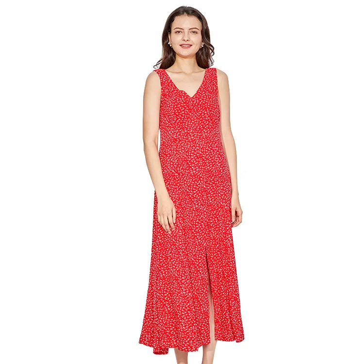 Excellent Manufacturer Selling Summer Dress No Panties Women Clothes Floral Ladies Long Maxi Dresses