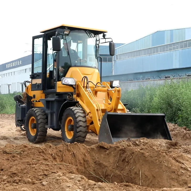 China Factory Wholesale New Backhoe Loaders Mini Small Excavator Backhoe  4x4 Wheel Farm Construction Backhoe Loader
