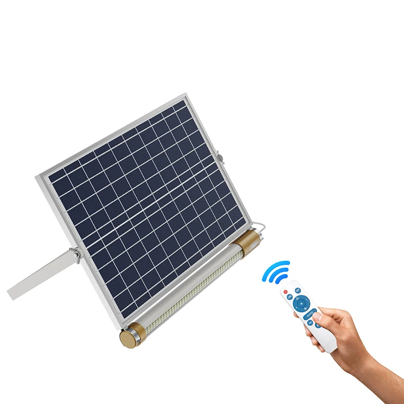 Emergency Solar Tube Light LED 100W 200W 300W Solar Wall Lamp With Remote Control LED Tube Light Solar Powered