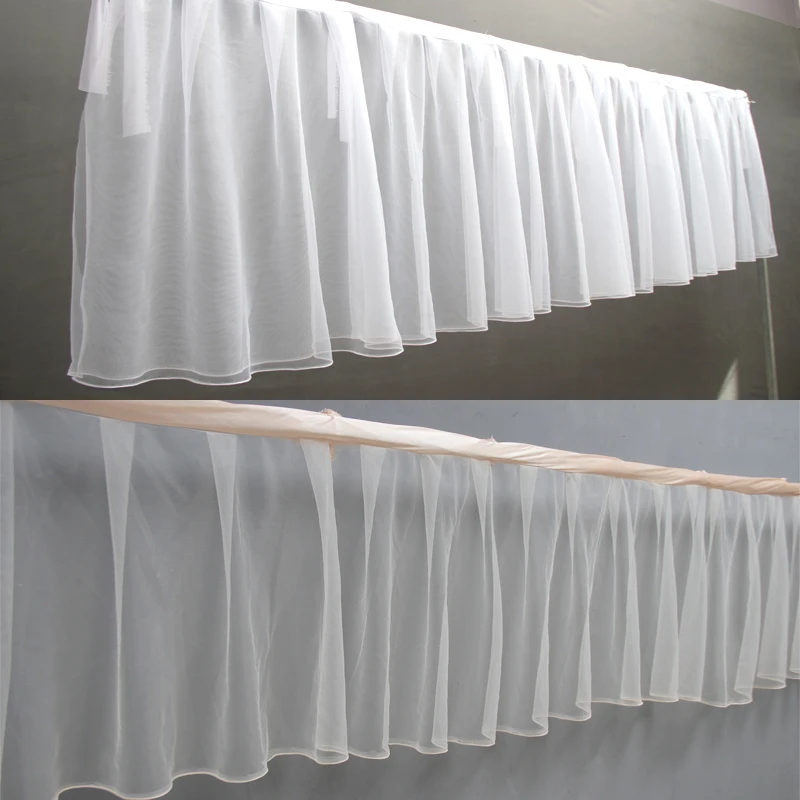  Wedding props ceiling voileSSwiss mesh wedding hall stage decoration venue layout cloud top