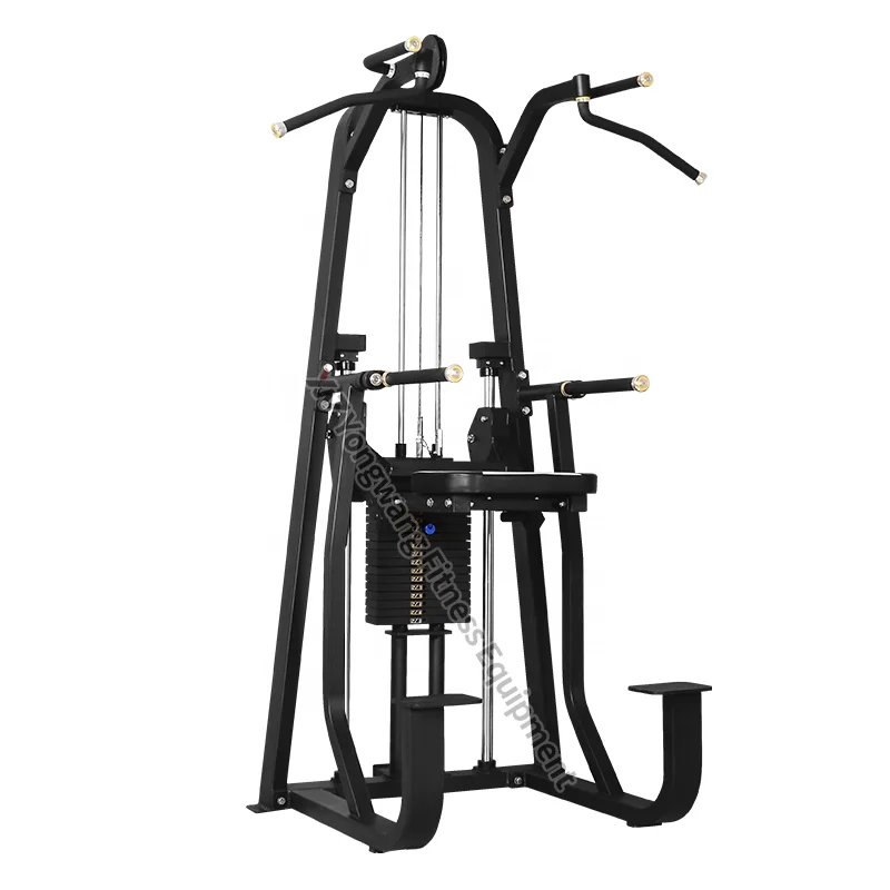 Hot sale professional exercise equipment YW-1735 kneeling type dip/chin assist