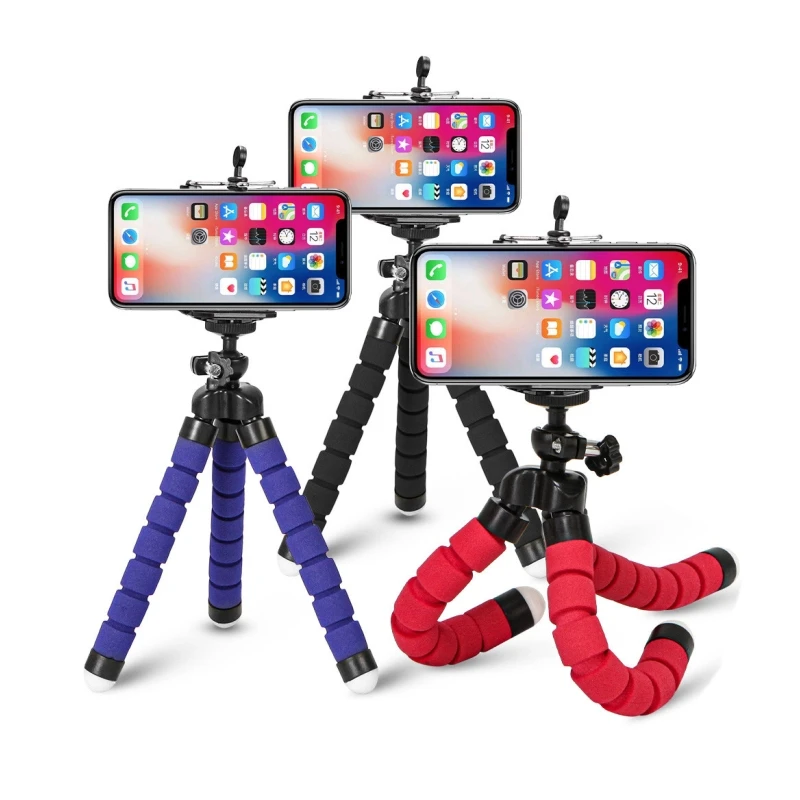 Настольный мини-штатив для телефона, гибкий губчатый мини-штатив Осьминог для камеры, держатель телефона, подставка, штатив для мобильного телефона