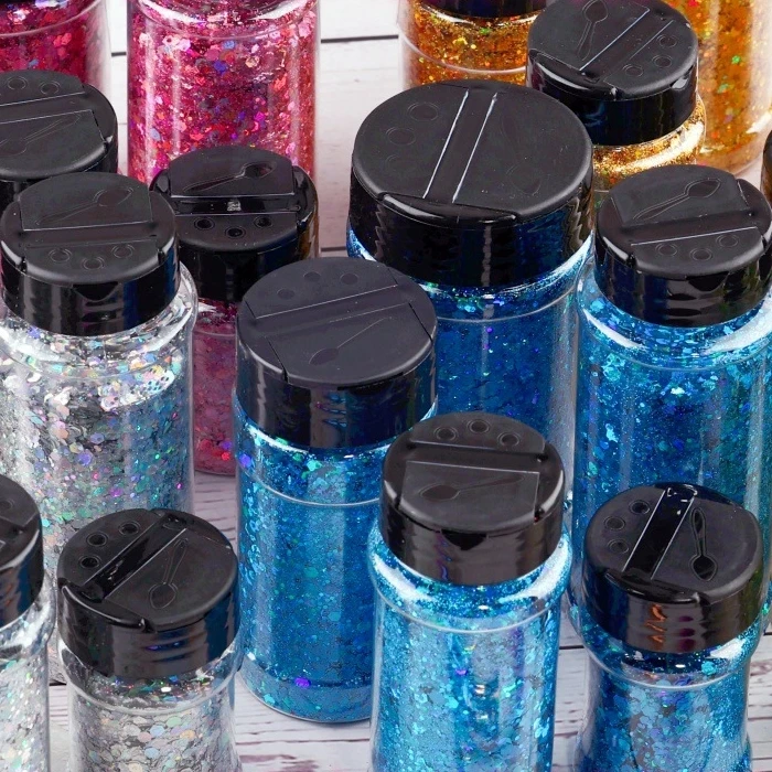 2OZ 57g Bottle Nail Glitter Hot Selling Solvent Resistance Chameleon Mixed Glitter for Nail Body Decoration