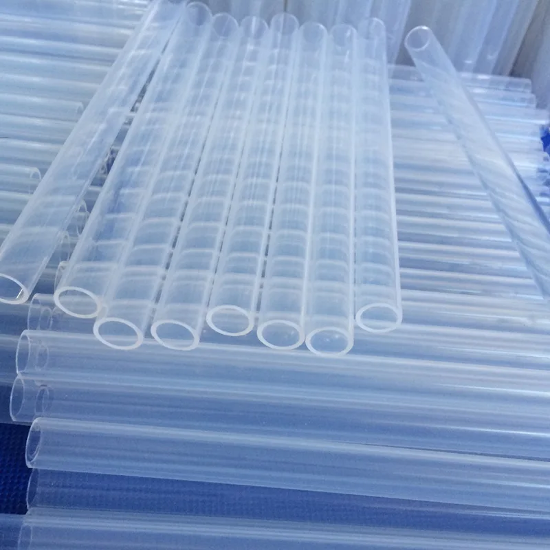 Chemical Resistance Purity Ptfe Raw Material Profiled Custom Shaped Ptfe Tube Medical Grade Etched Liner Ptfe Pipe