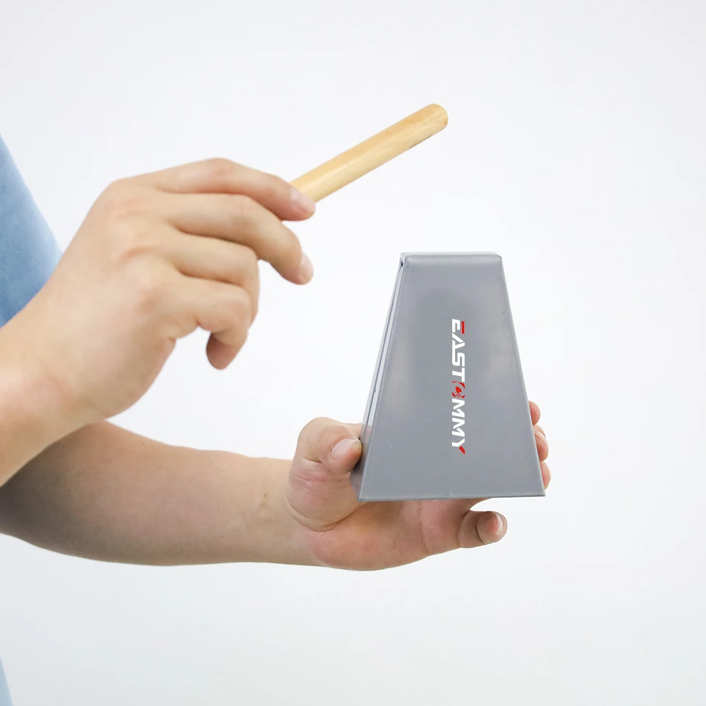 EASTOMMY Cow Bell with Handle Stick,  Cow Bell Metal Steel Noise Maker