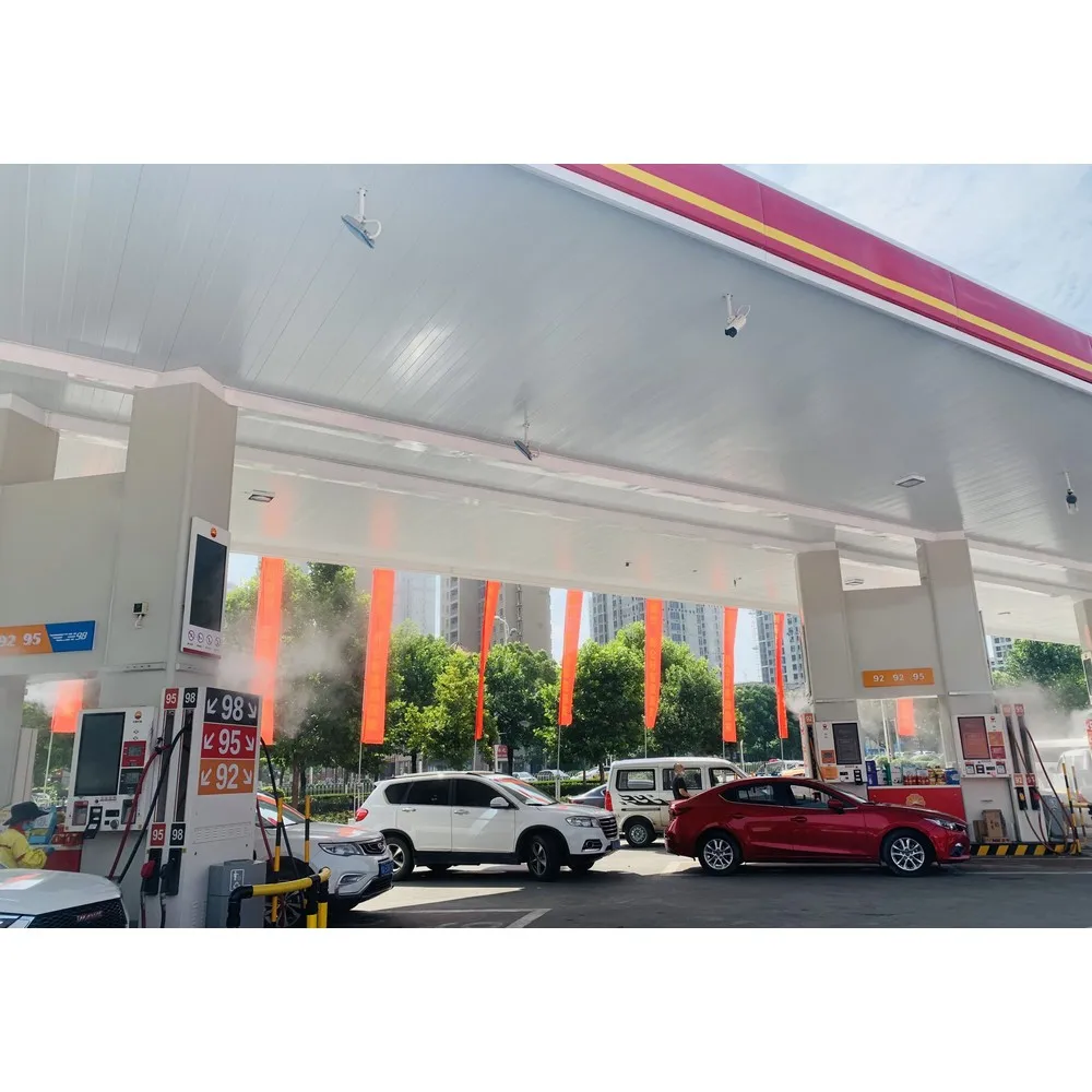 steel structure car fuel filling station prefab steel commercial gas station construction building kit
