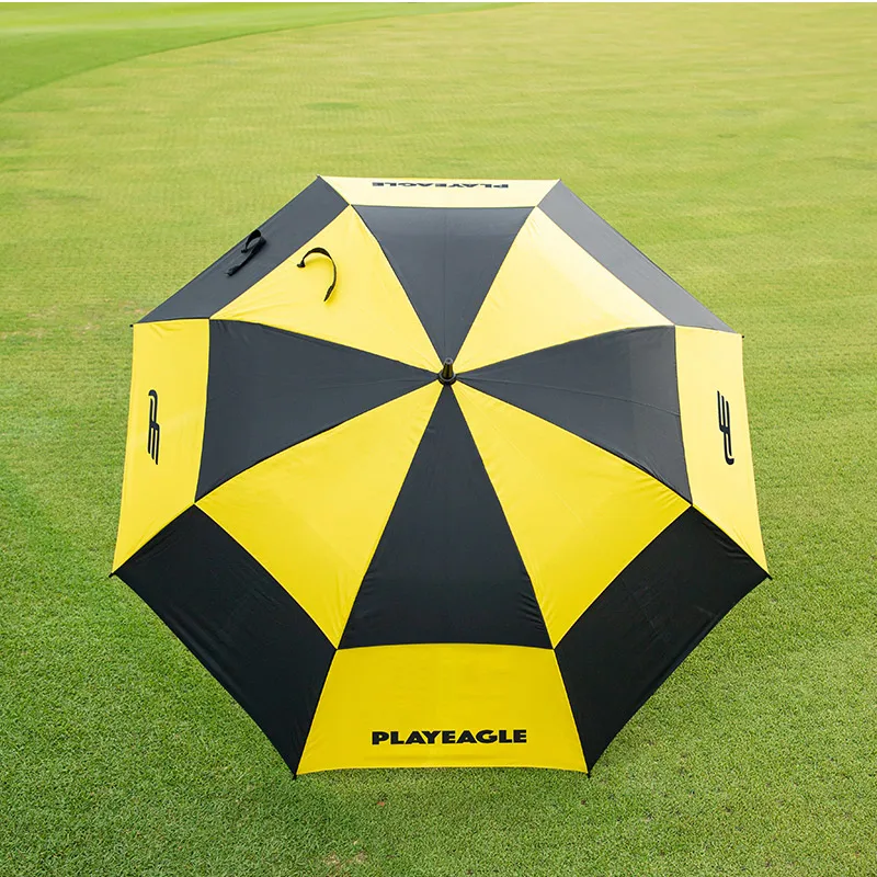 PLAYEAGLE Large 2-layer Golf Umbrellas  Good Wind Resistance Semi-automatic Umbrella