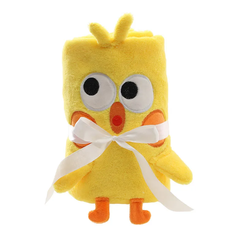 Cute Animal Soft Plush Baby Flannel Fleece Blankets For Newborn