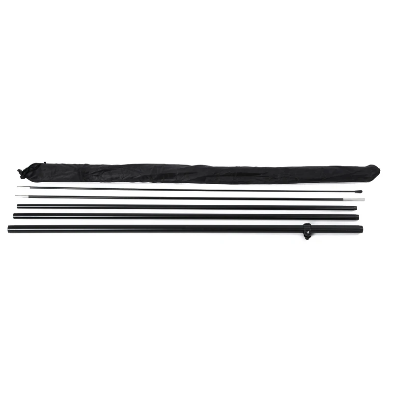 Горизонтальный Флаг 3 4 м Декоративный Баннер Стойка нож тип пляжные флаги с углеродным волокном алюминиевые стеклянные стойки