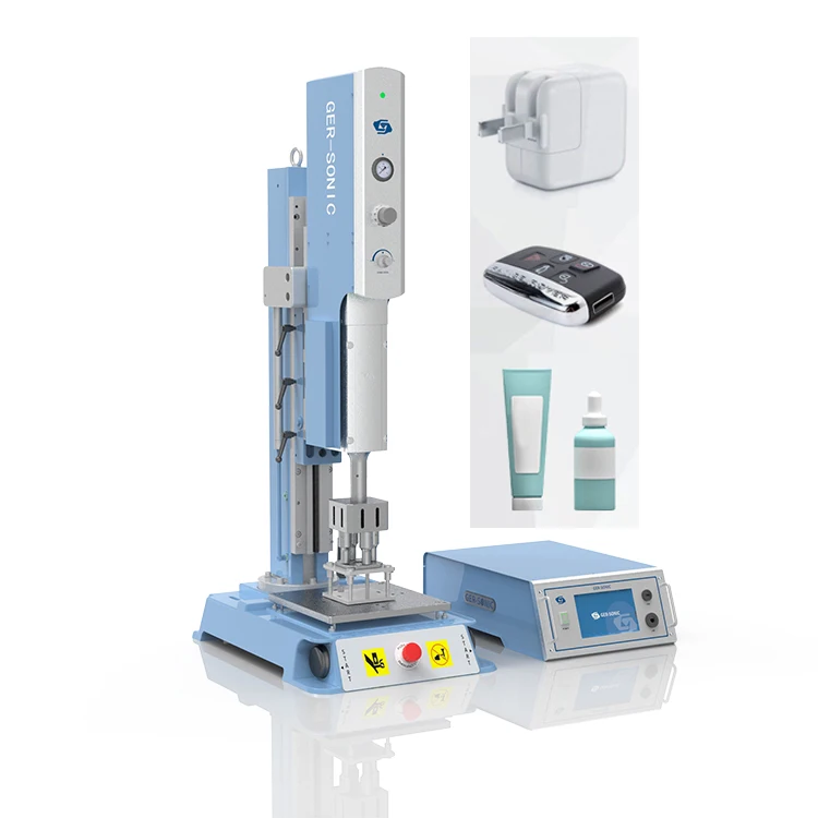 Manufacturer Desktop plastic ultrasonic welding machine For Abs Pet Pvc San Tpr