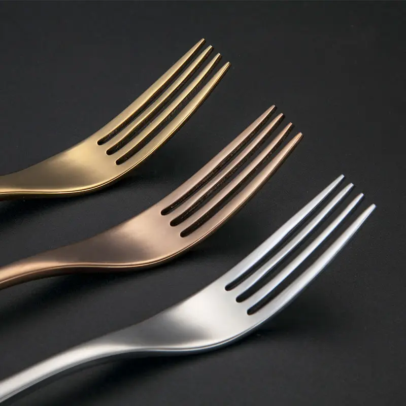 Luxurious metal table ware cutlery set handmade classic stylish wholesale new fancy traditional stainless steel cutlery set