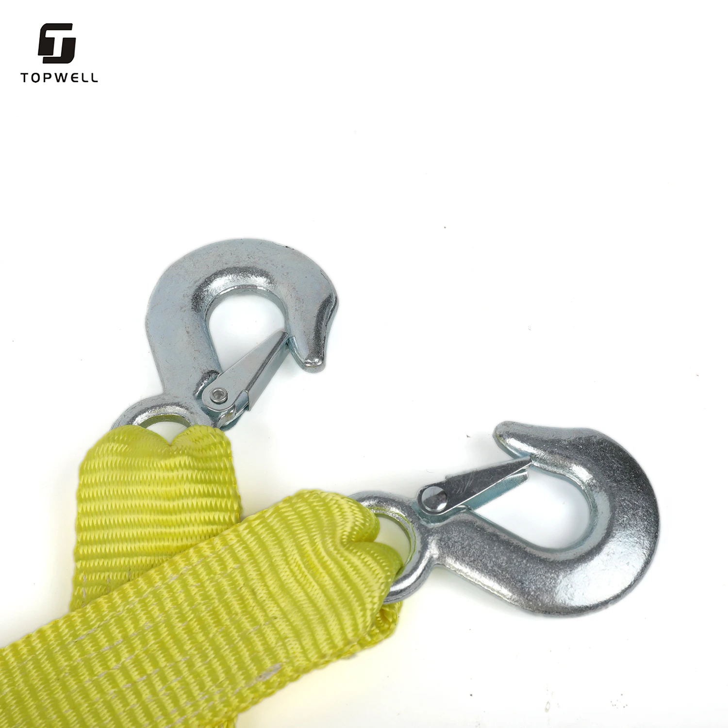 100% Polyester Made Snatch Towing Strap With Eye Hook Towing Winch Straps Rope Safe Hook Universal Tow Strap