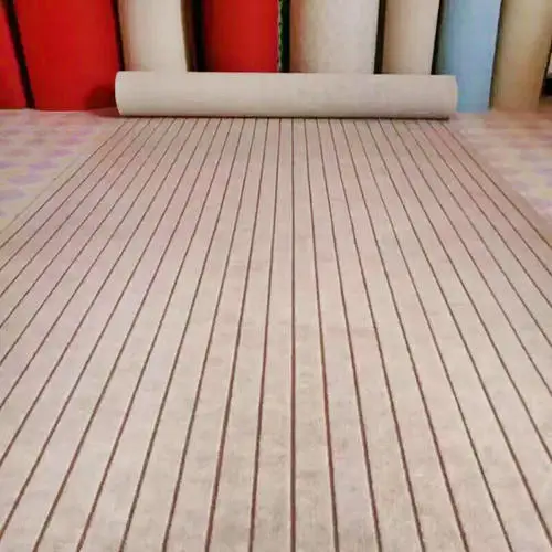 Anti Slip needle punch outdoor  ribbed carpet for chicken living room office shopping mall carpet rolls