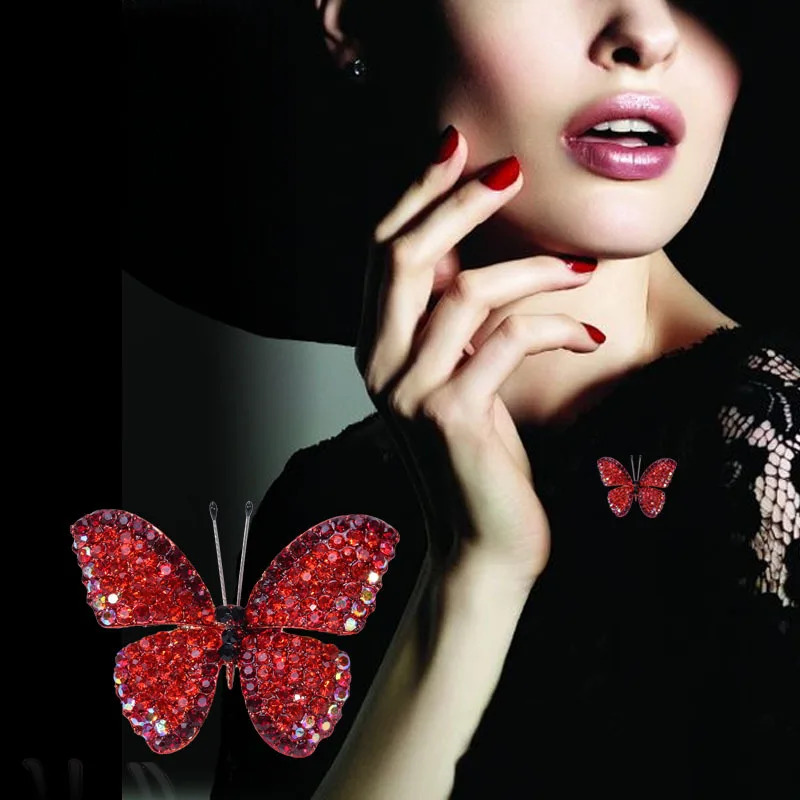 Factory wholesale price butterfly brooch temperament clothing accessories cc brooch women