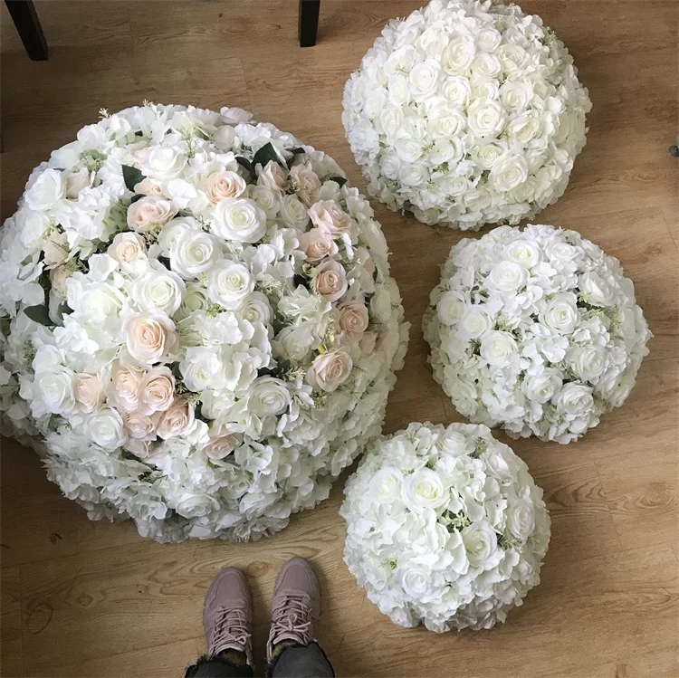 YR 2501 Table Floral Centerpiece Wisteria Orchid Hanging Flower Ball Customized Wedding Decoration And Events Decor