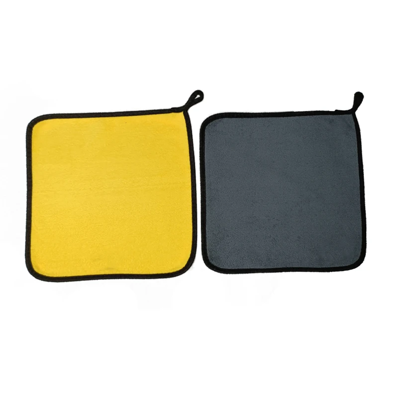 wholesale side coral fleece terry towel clothing magic car cleaning towel
