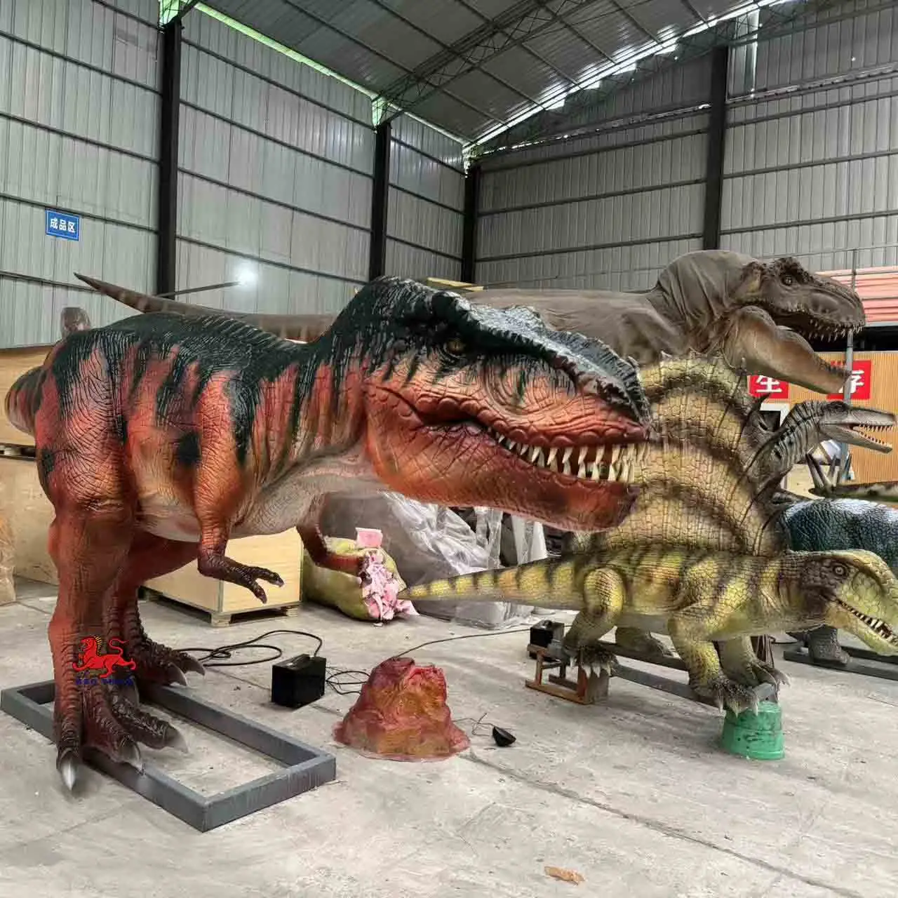 mechanical  dinosaurs animatronic dinosaur model statue life size sculptures for dinosaur park adventure park