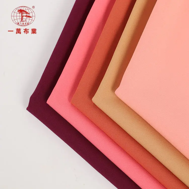 Best Selling Fabric Stock 4 way stretch fabric silk chiffon fabric