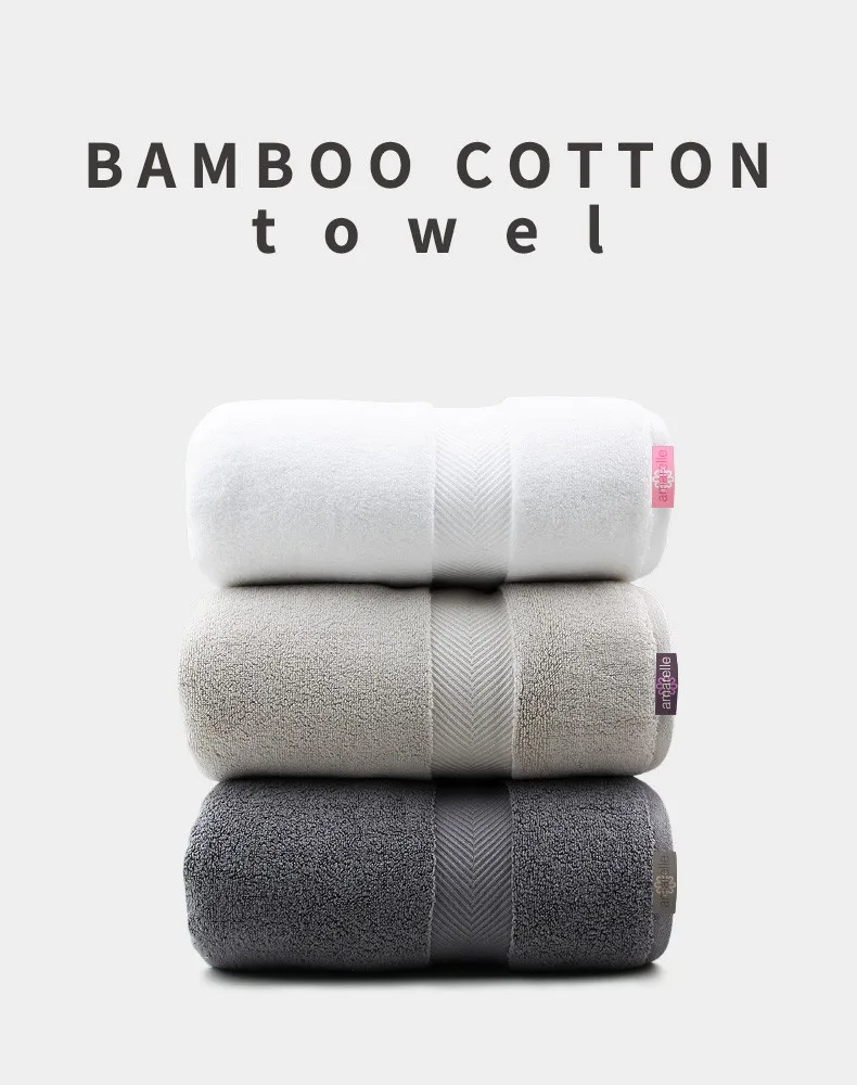 soft and plushy organic cotton bamboo towels bath towels for sale