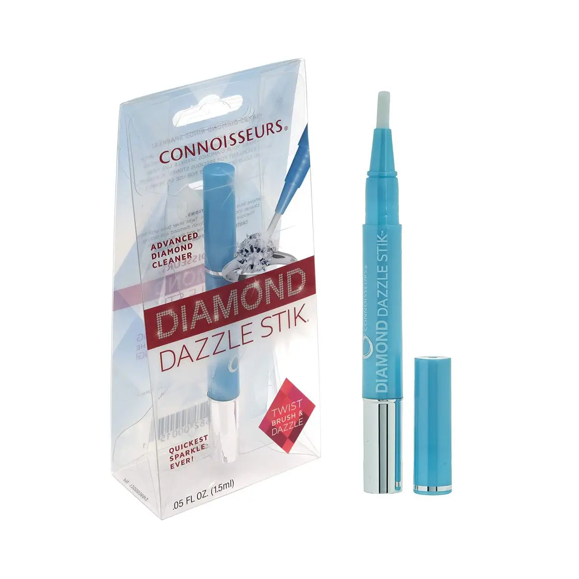 Diamond Dazzle Stik Cleaning Diamonds Precious Gemstones Jewelry Brush Gold Platinum Moissanite Ring Polishing