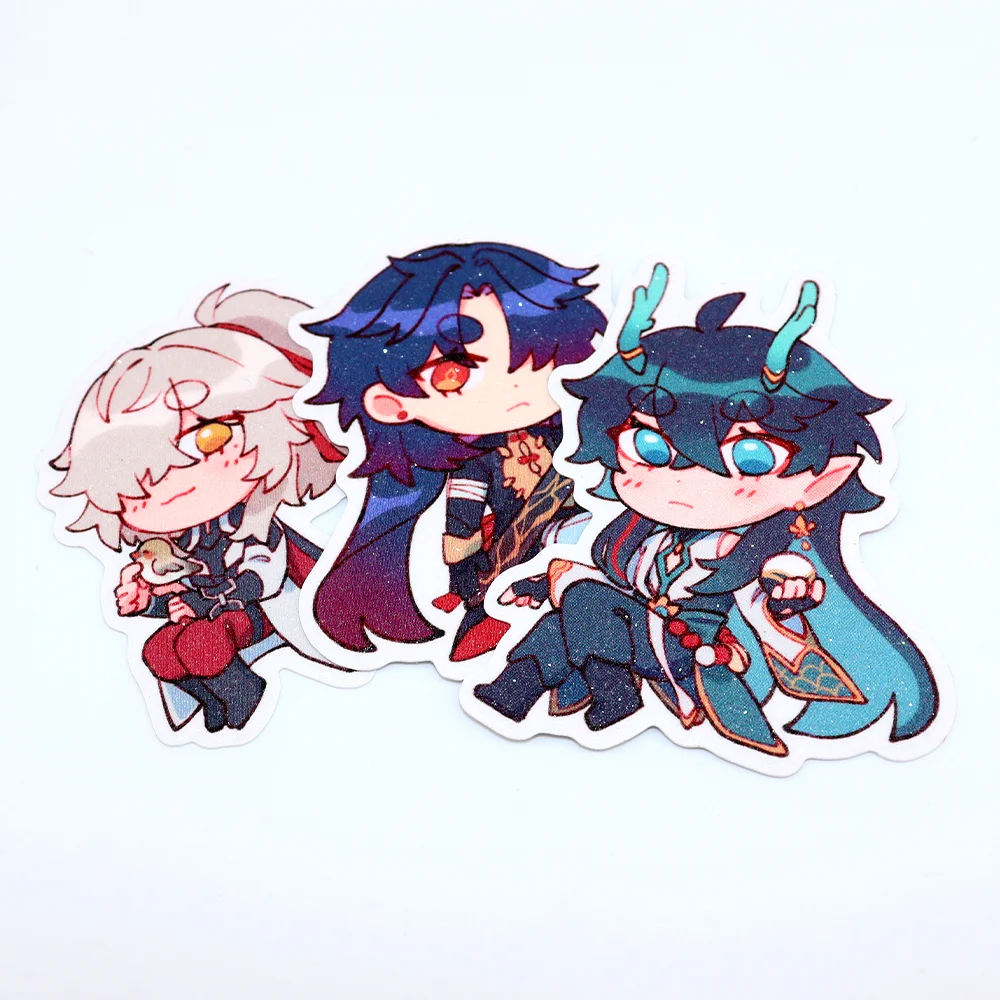 Hot Sale Adhesive Stickers Die Cut Logo PVC Waterproof Custom Printed Anime Vinyl Sticker