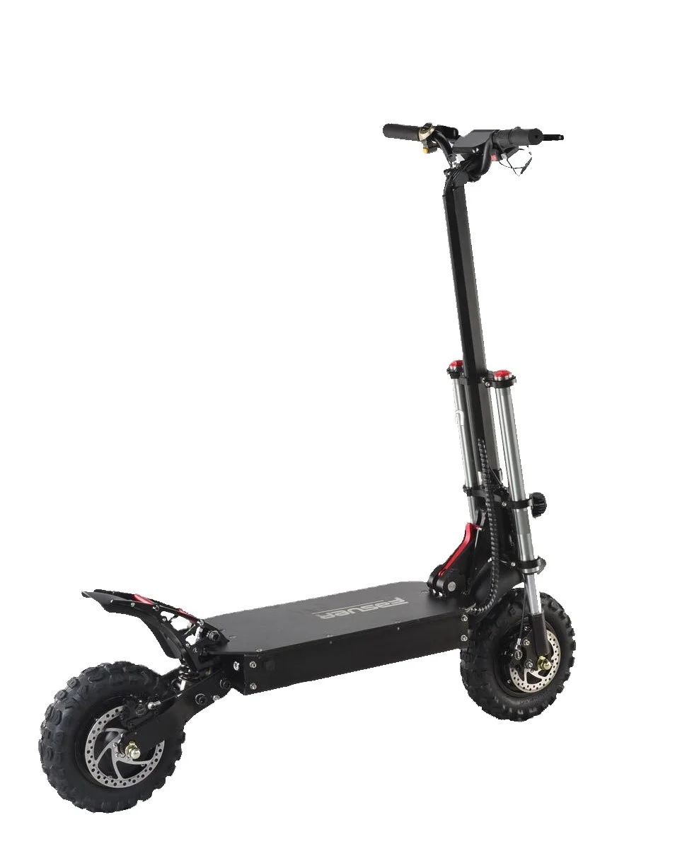 FASUER  hotsale11inch 60v25ah 1200w*2 Vacuum tire Hydraulic suspension brake cross city electric scooter for adult