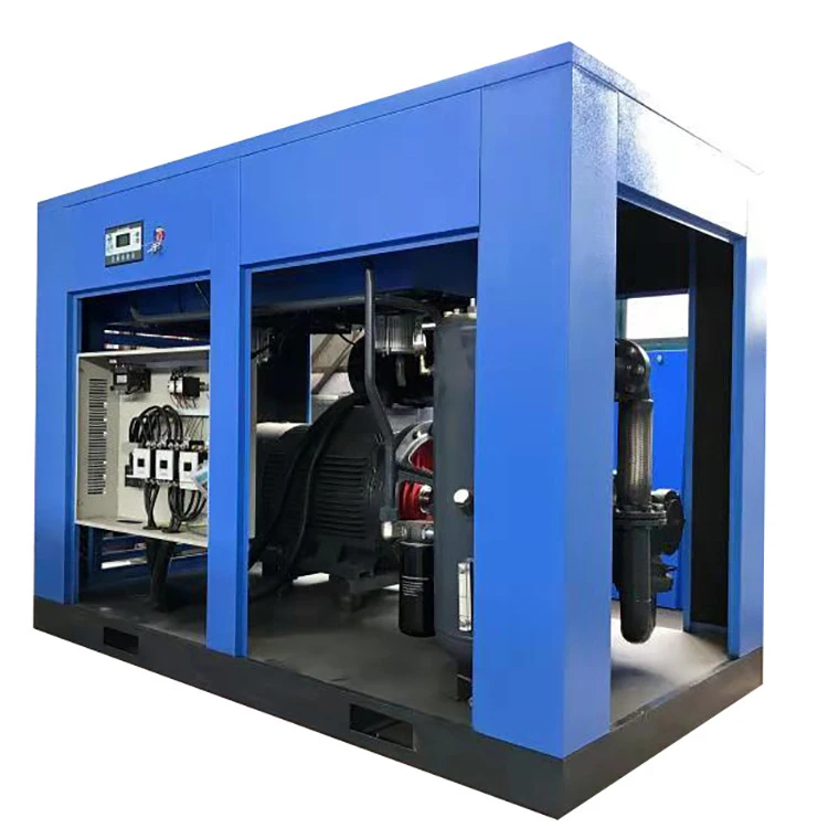 industrial 7.5kw 10hp electric direct drive screw air compressor type