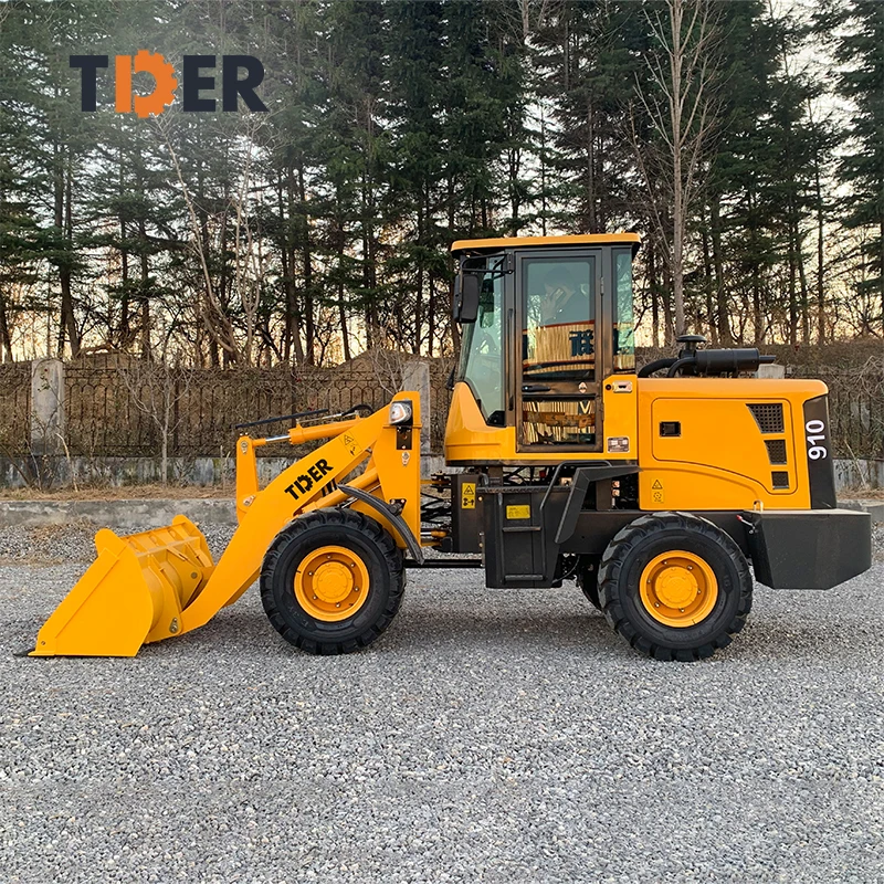 TDER 7 day fast shipping low price 1t 1 1.5 1.8 2 2.5 2.8 3 ton front loader mini loader small wheel loader in stock for sale