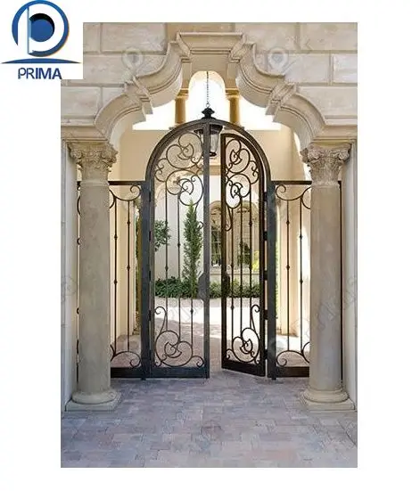 Prima Splendid Luxurious Stylish Solid Cast Wrought Iron Gate for Home