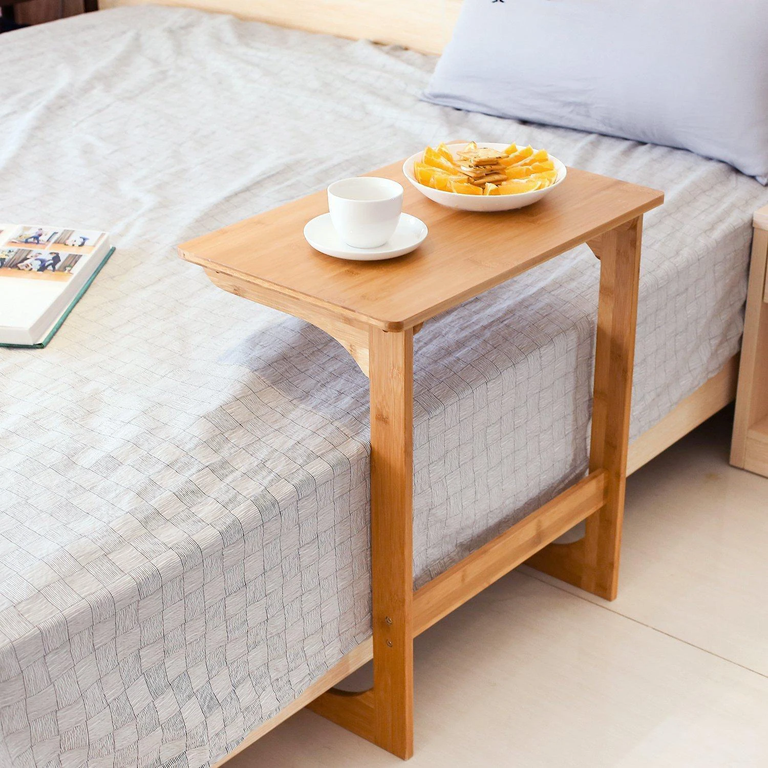 Modern Studio Desk Bamboo Sofa Couch Coffee End Table Bed Side Table