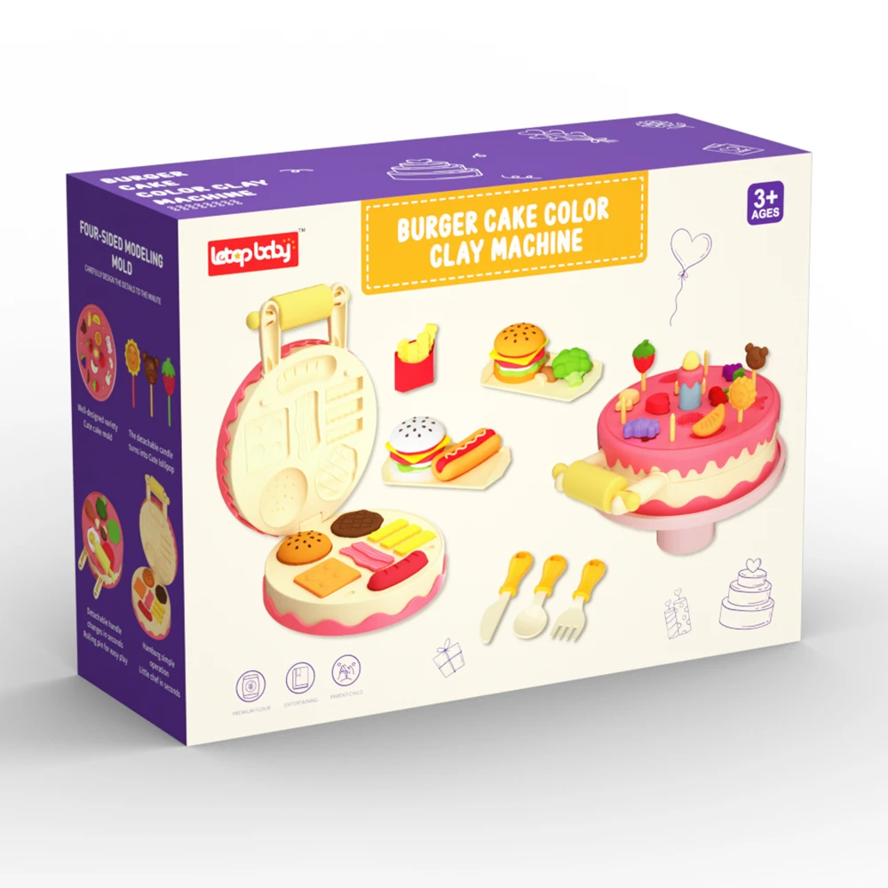 Новейшая машина для изготовления теста в виде гамбургеров, тортов, детских игрушек из глины