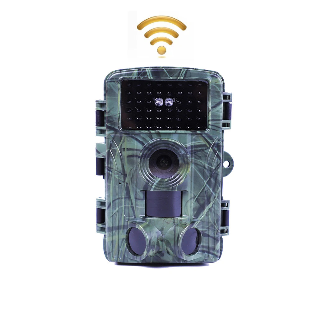 2024  wildlife Outdoor Camouflage Hunting  Camera 4K PIR Waterproof Trail Cam 60MP Solar panel trail Mini Camera