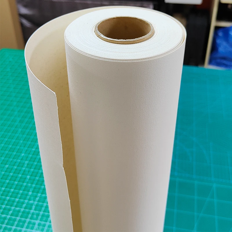 380g matt waterproof 100%cotton woven texture image print oil painting inkjet fine art canvas roll