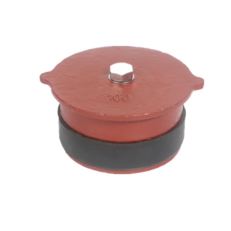 EN877 grey cast iron pipe fitting SML with red epoxy coating for water drainage