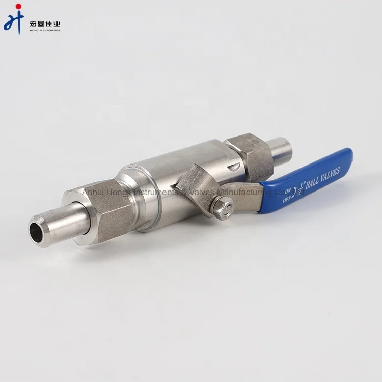 Valve Wholesale Male NPT Thread Stainless Steel Ball Valve With High Pressure