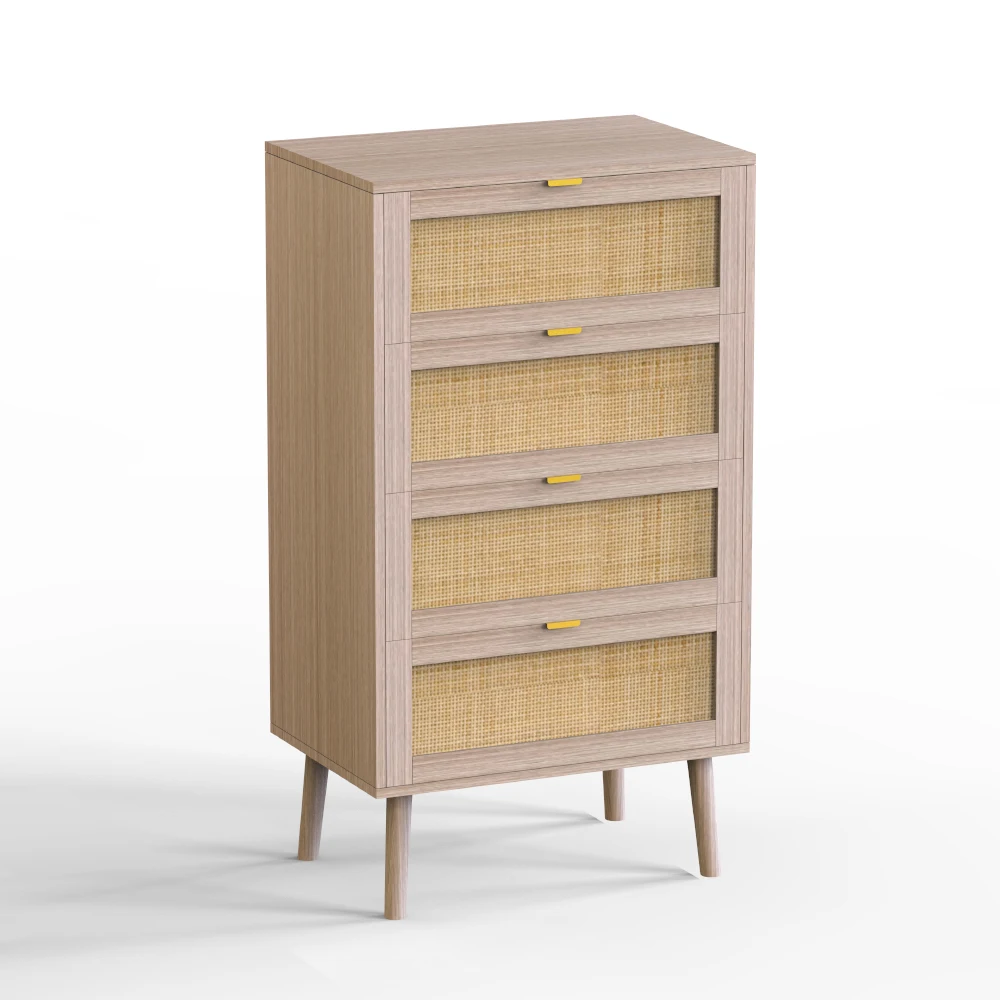 Best Seller Rattan Furniture 4 Drawer Chest Of Drawers