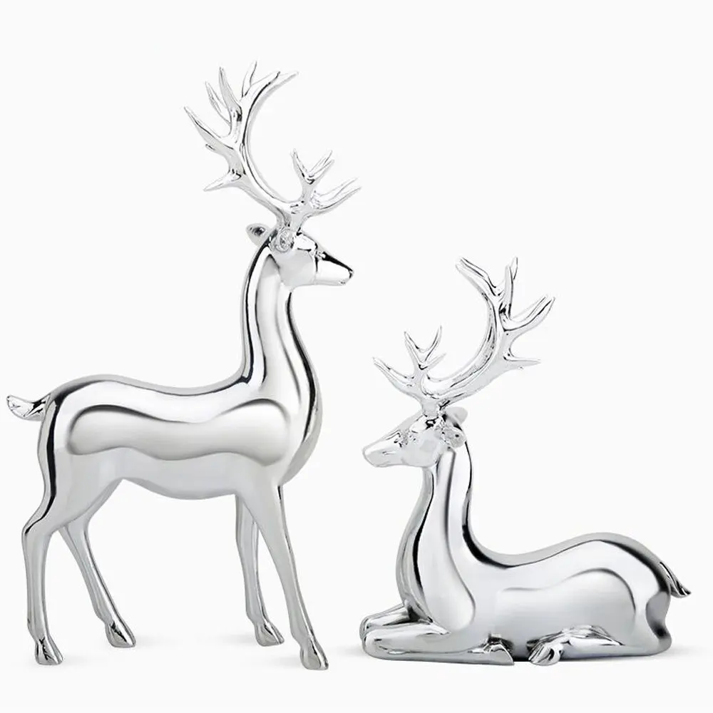 Deer Decor Statues Christmas Reindeer