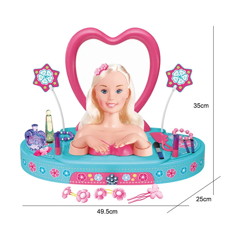 Fashion girls beauty play set toys for pretend makeup toys for children