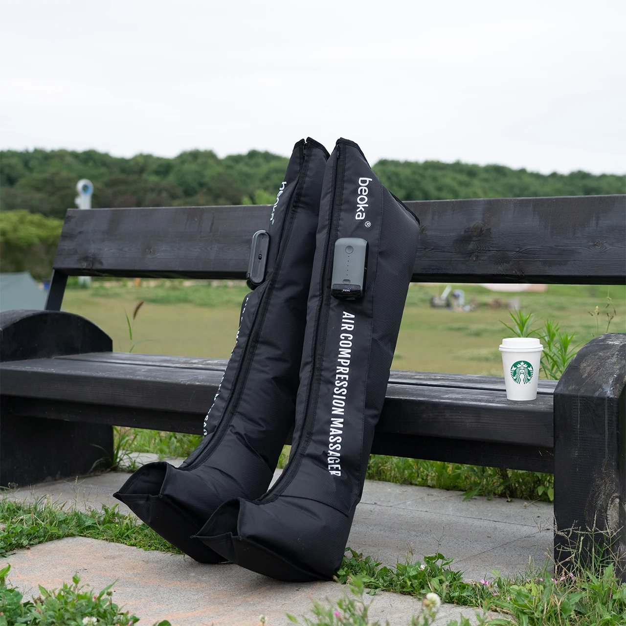 Beoka 3d recovery boots air compression leg massager for circulation and pain relief