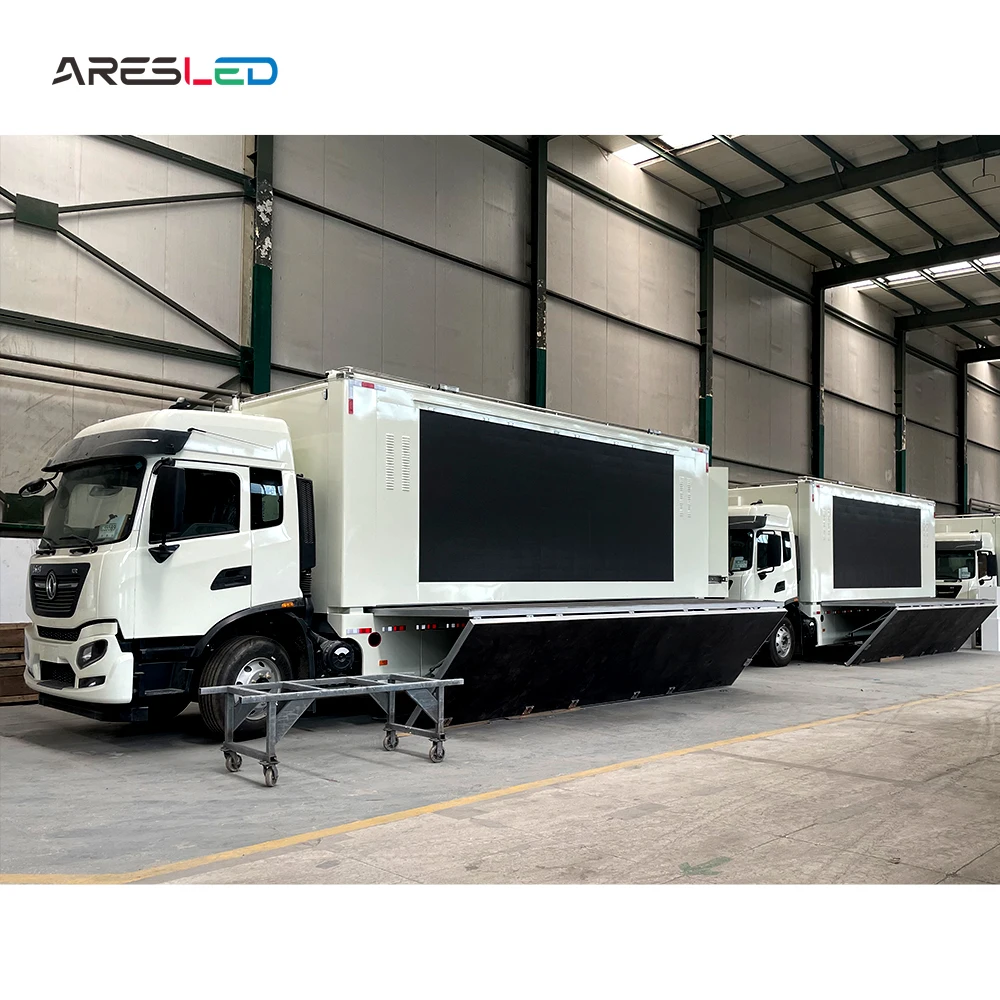 Exterior Mobile Stage Roadshow LED Pantalla TV Screen Truck for Commercial Advertising
