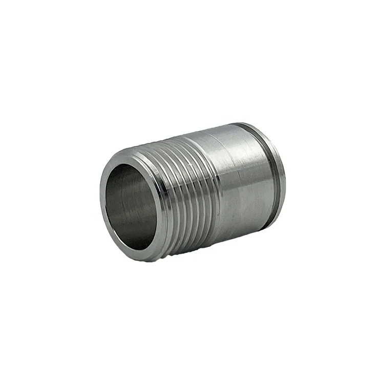 Chinese manufacturer factory sale 304 316 stainless steel pipe nipple pipe fitting