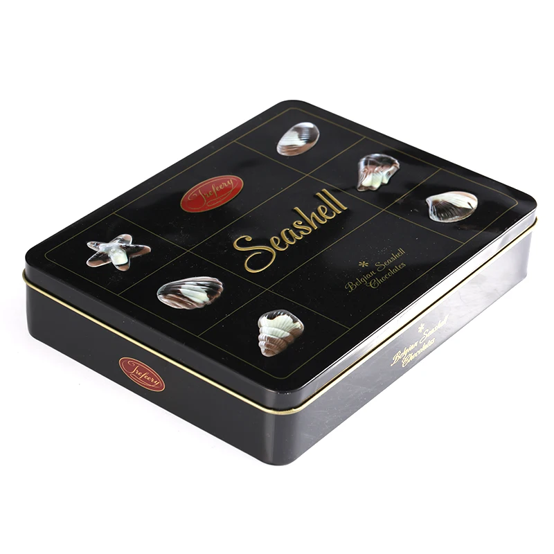 High Quality Recipe Tin Box With 4*6inches Cards And 12 Dividers Storage Box