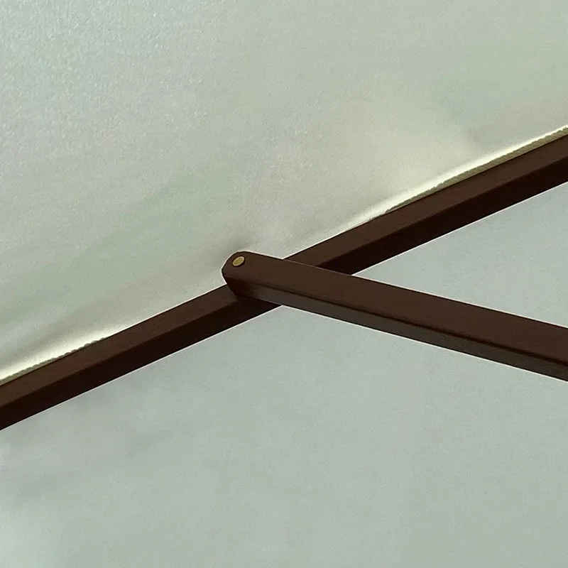 small square wooden garden parasol sun beach umbrella sunshade canopy outdoor parasol for backyard