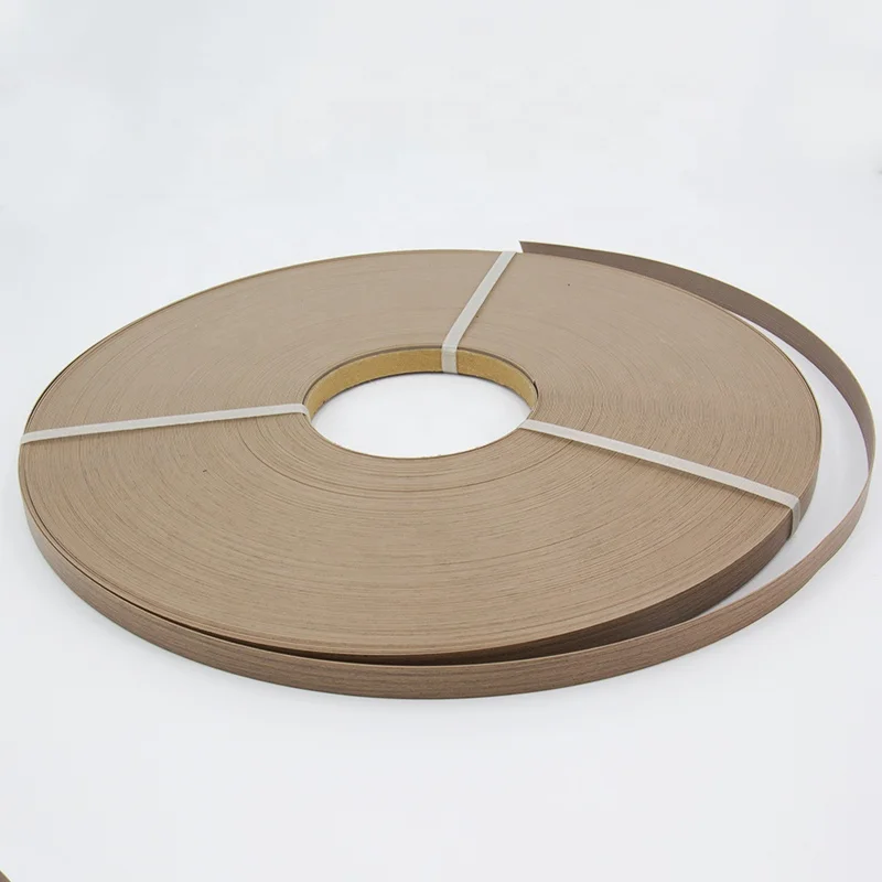 Indoor Decoration Materials PVC Laminate Edge Banding Tape Strips for Fiberboard