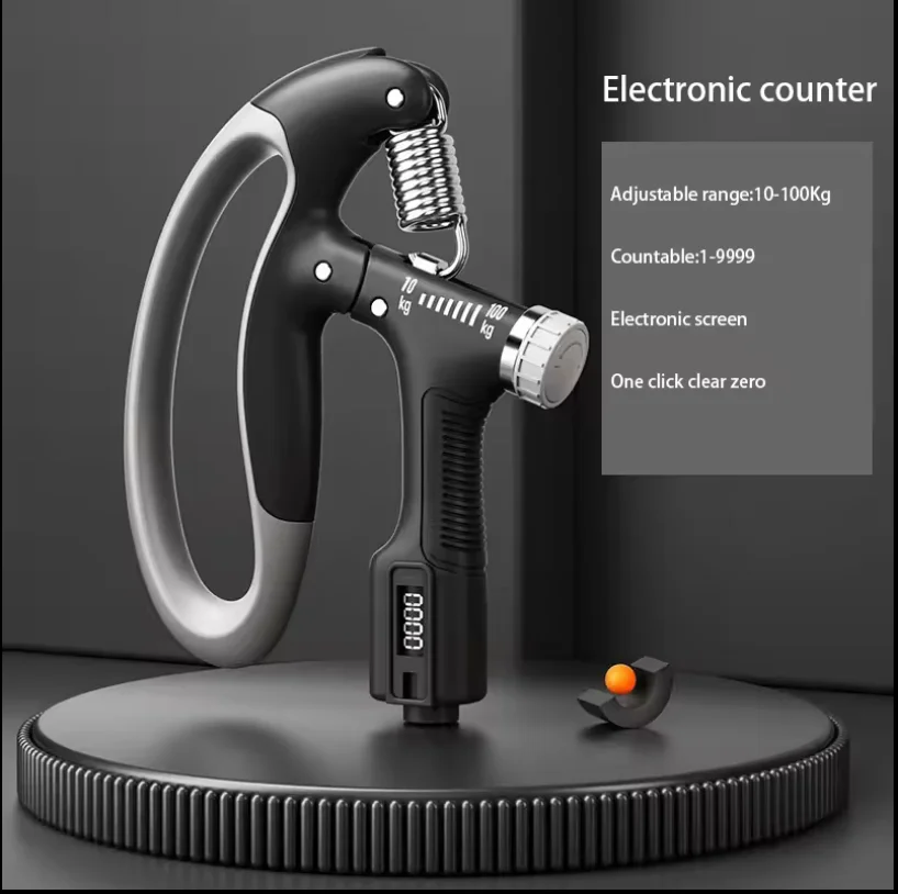 New Style Workout Hand Grip With Counter Fitness Gym Hand Gripper Power Strength Exercises Hand Gripper 100 Kg Adjustable