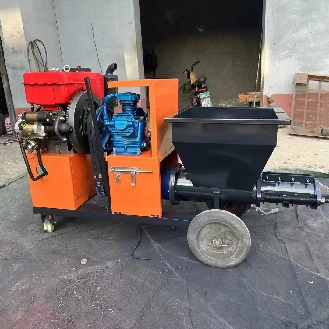Cement Mortar Putty Plastering Sprayer Machinery for Construction Works
